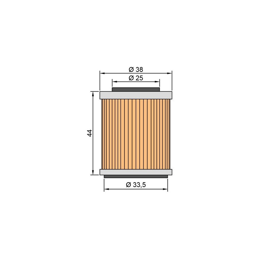 FILTRO DE OLEO TWIN AIR YAMAHA TTR/WR250/450 YFM350/400